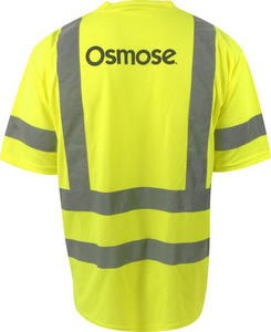 Unisex Majestic - Short Sleeve Hi-Vis T-Shirt with Pocket