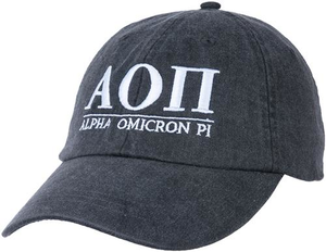 Greek Letters Hat - alpha o