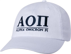 Greek Letters Hat - alpha o