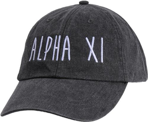 Jagged Font Hat - alpha xi