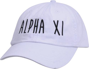 Jagged Font Hat - alpha xi