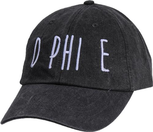 Jagged Font Hat - d phi e