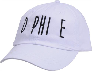 Jagged Font Hat - d phi e