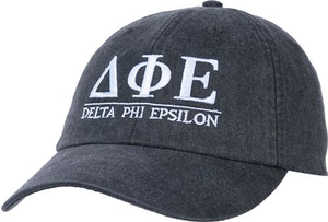 Greek Letters Hat - d phi e