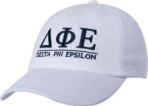 Greek Letters Hat - d phi e