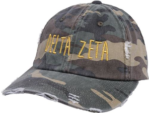Jagged Font Hat - delta zeta