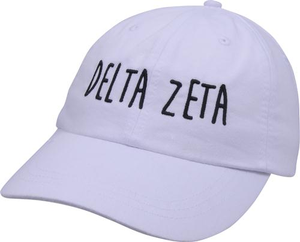 Jagged Font Hat - delta zeta