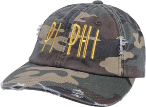 Jagged Font Hat - pi phi