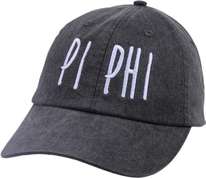 Jagged Font Hat - pi phi