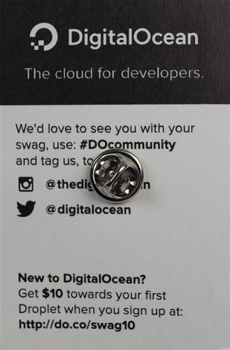 DigitalOcean Logo Pin