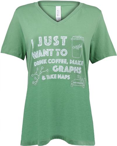 Women's Naps and Graphs Tee