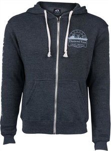 Unisex Diamond Knot Zip Hoodie