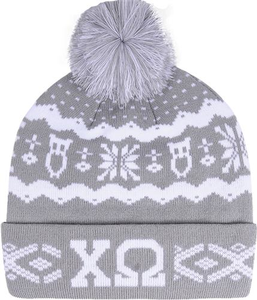 Knit Beanie - Chi Omega