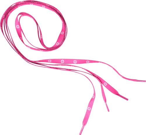 Fuchsia Lifesaver Shoelaces