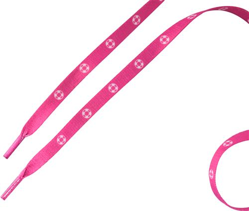 Fuchsia Lifesaver Shoelaces