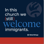 In This Church We (Still) Welcome Immigrants Sticker