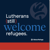 Lutherans (Still) Welcome Refugees Sticker