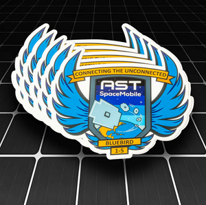 BlueBird 1-5 Mission Sticker