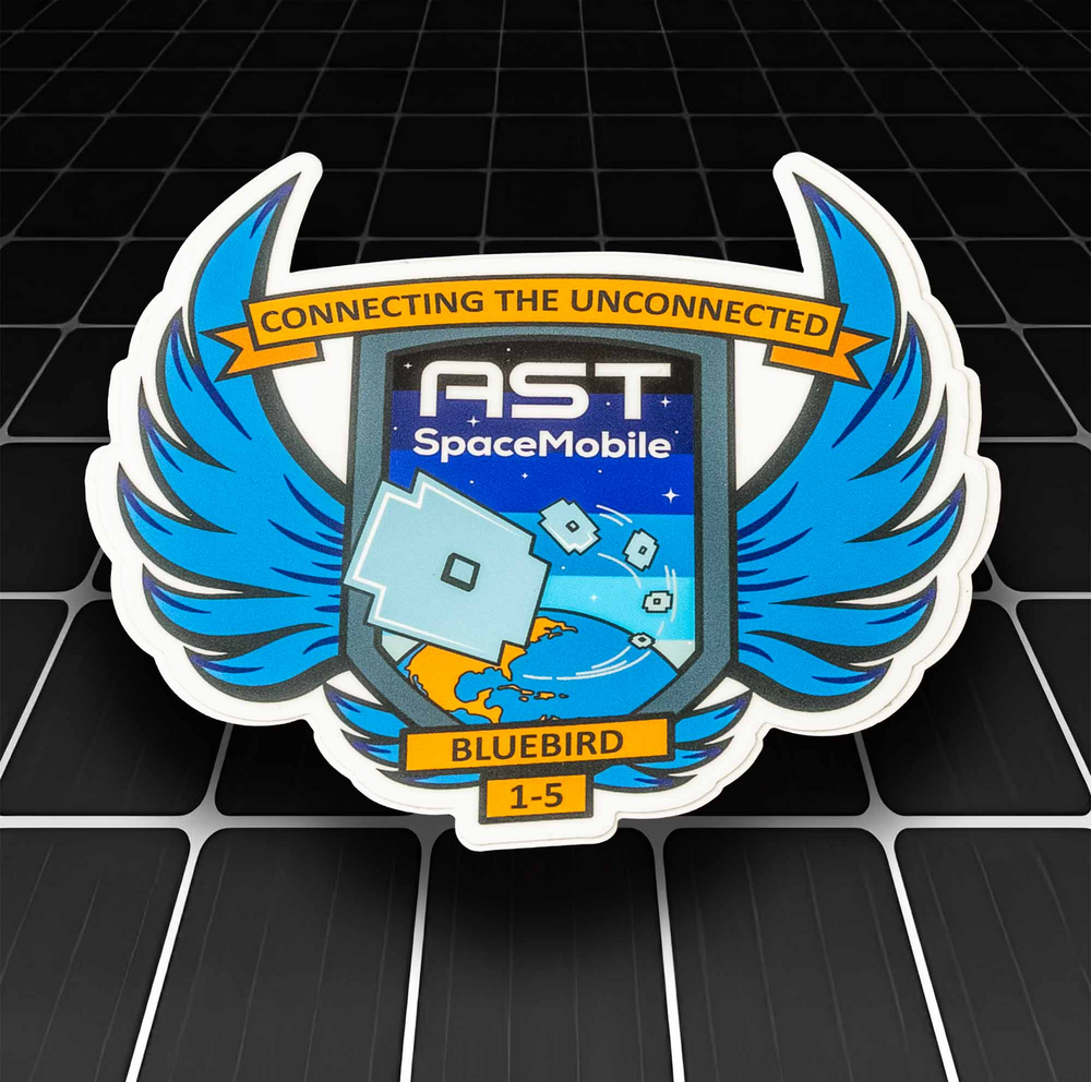 BlueBird 1-5 Mission Sticker