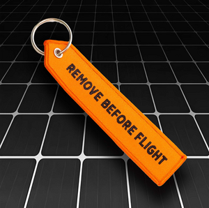 Remove Before Flight Keychain - Orange