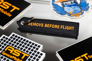 Remove Before Flight Keychain - Black
