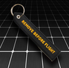 Remove Before Flight Keychain - Black image 1