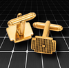 BlueBird Cufflinks Set - Gold image 3
