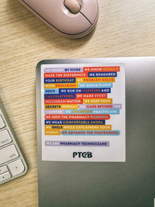 We are Pharmacy Technicians Sticker