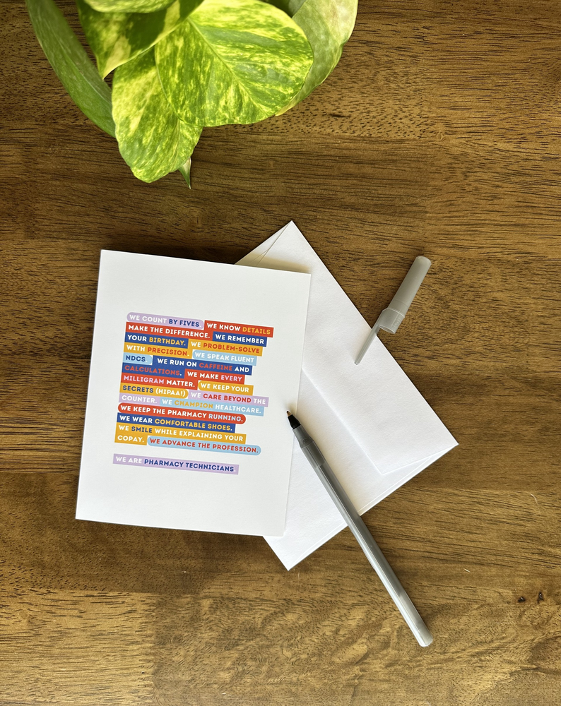 We are Pharmacy Technicians Greeting Cards (Set of 10)