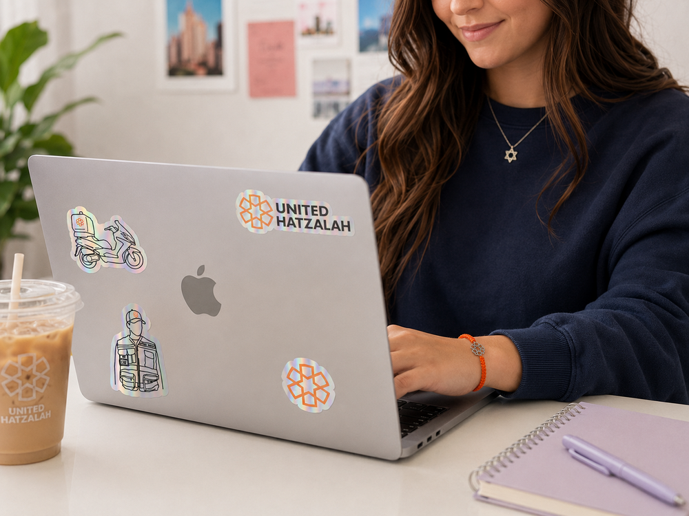 Orange Star Sticker