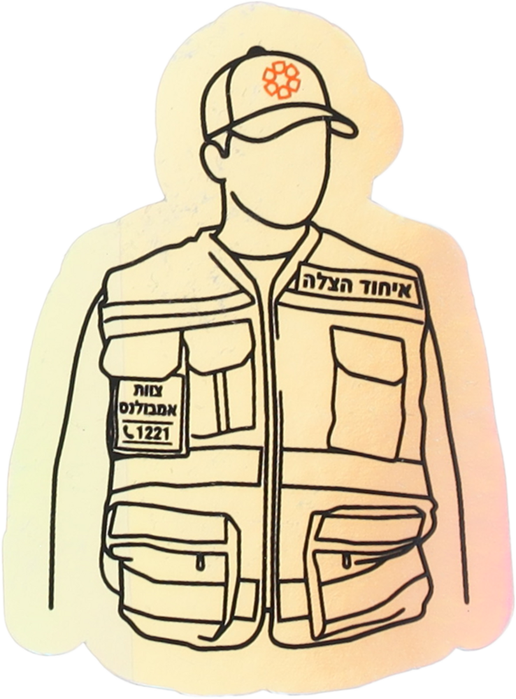 Volunteer Male Medic Sticker