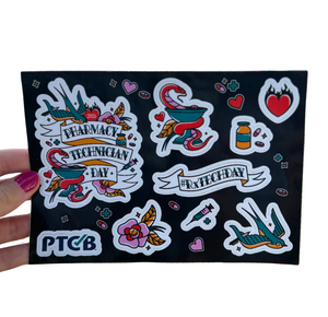 2026 Pharmacy Technician Day Sticker Sheet