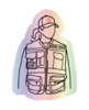 Volunteer Female Medic Sticker image 2